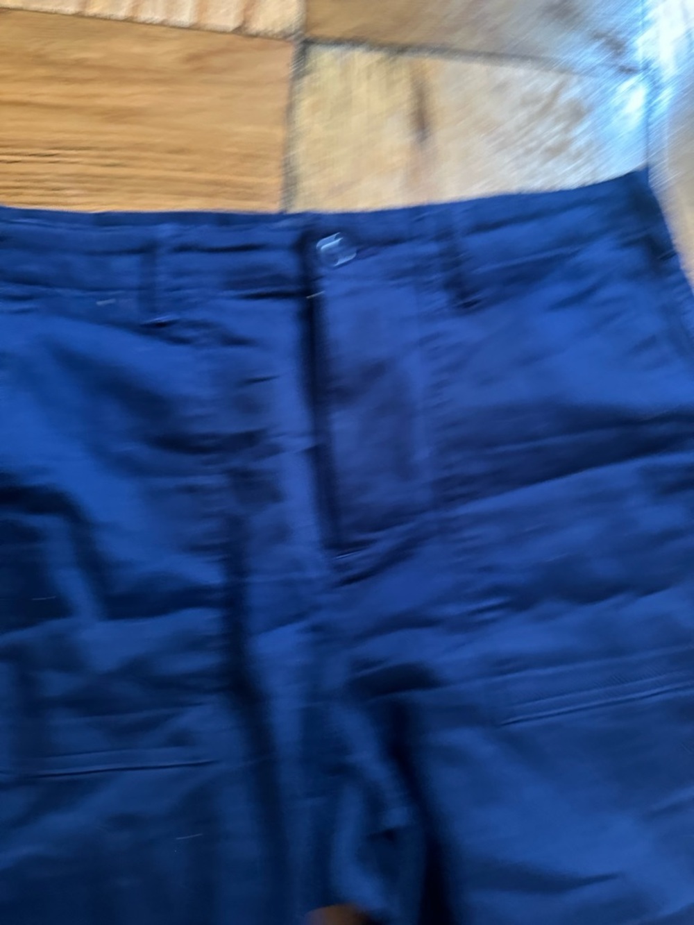 Lands' End Navy Straight-Leg Chinos - Picture 2 of 5